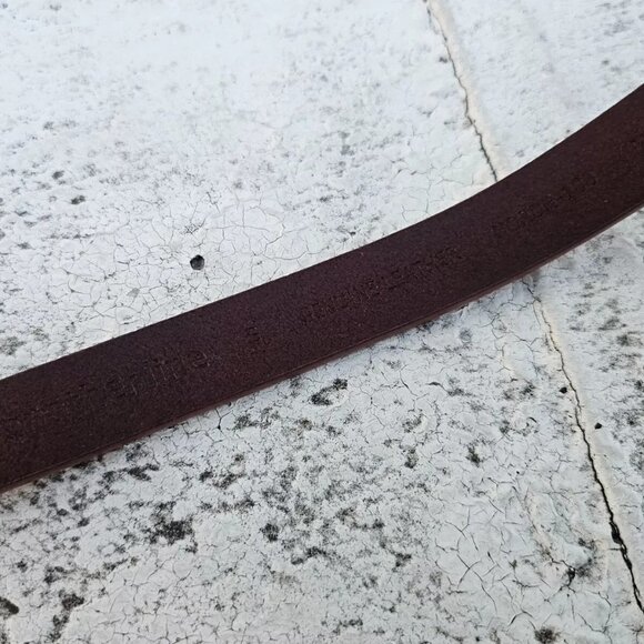 Another Line Women Belt Brown Genuine Leather Waistband Pin Buckle Belt Size S main image 6